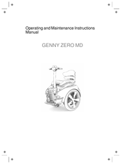 Genny Mobility ZERO MD Operating And Maintenance Instruction Manual