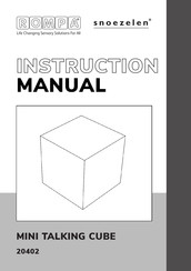 Rompa snoezelen MINI TALKING CUBE 20402 Instruction Manual