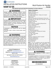 GE NAM V2 Series Installation Instructions Manual