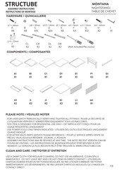 STRUCTUBE MONTANA Assembly Instructions Manual