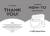 VIVOHOME SM-1510 User Manual