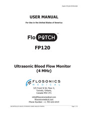 Flosonics Medical FloPatch FP120 User Manual