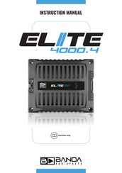 Banda Audioparts ELITE 4000.4 Instruction Manual