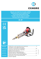 Cembre SD-4P Operation And Maintenance Manual