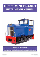 maxitrak 16mm MINI PLANET Instruction Manual