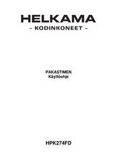 HELKAMA HPK274FD User Manual