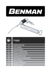 Benman A-508CS Original Instructions Manual
