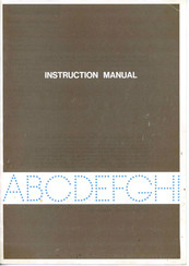 Brother EP 41 Instruction Manual