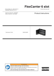 Atlas Copco FlexCarrier 6 slot Product Instructions