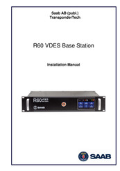 Saab TransponderTech R60 VDES Base Station-Standard Installation Manual