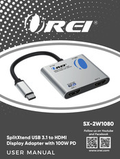 REI SplitXtend SX-2W1080 User Manual