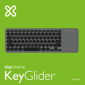 KlipXtreme KeyGlider KCK-550E Manual