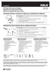 Cooper Lighting Solutions HALO FGS30CLD2DB Manual