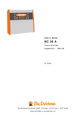 Big Dutchman MC 36 A User Manual