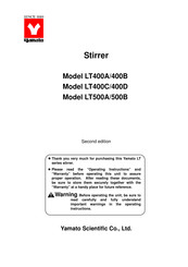 Yamato LT400D Manual