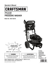 Craftsman 580.752210 Operator's Manual