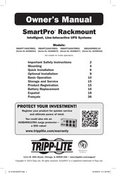 Tripp Lite SmartPro SMART2200CRMXL Owner's Manual