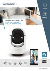 Avidsen HomeCam PRIM 2.5K User Manual
