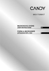 Candy MIG1730MXIT User Instructions