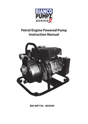BIANCO PUMPZ 2 Series Instruction Manual