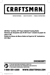 Craftsman CMCN630PT Instruction Manual