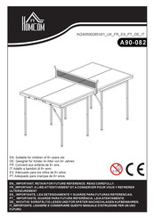HOMCOM A90-082 Assembly Instructions Manual