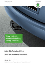 Skoda 5J0 092 155 Fitting Instructions Manual