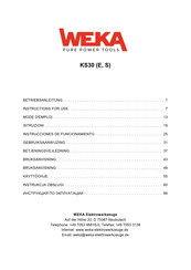 Weka KS30E Instructions For Use Manual