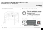 Dorel Home Products DA8237 Instruction Booklet