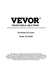 Vevor BY1020D Manual