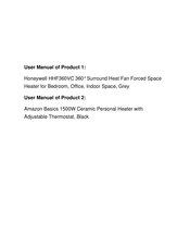 Honeywell HHF360VC Instructions Manual