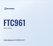 Teltonika FTC961 Quick Manual