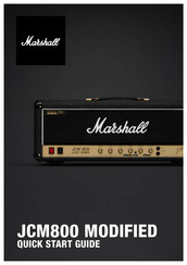 Marshall Amplification JCM800 Quick Start Manual