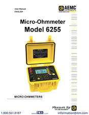 Aemc Instruments 6255 User Manual