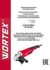 wortex AG 2326-2 Operating	Instructions And Maintenance