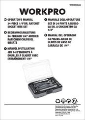 WorkPro W003138AU Operator's Manual