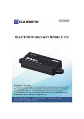 ECO-WORTHY BLUETOOTH AND WIFI MODULE 2.0 Manual