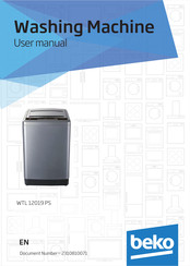 Beko WTL 12019 PS User Manual
