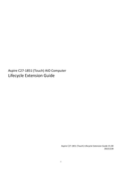 Acer Aspire C27-1851 Lifecycle Extension Manual