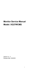 Asus ROG STRIX XG27WCMS Service Manual