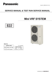 Panasonic U-10LZ2E8 Service Manual & Test Run Service Manual