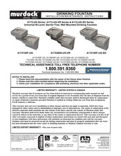 Murdock H2O-To-Go! A171.8-UG-VR-BF12 Series Installation & Maintenance Instructions Manual