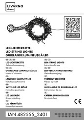 LIVARNO home 482555 2401 Instructions For Use Manual
