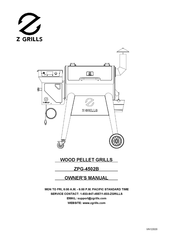 Z GRILLS ZPG-4502B Owner's Manual