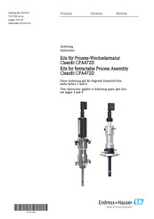 Endress+Hauser Cleanfit P CPA472D Instructions Manual