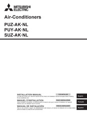 Mitsubishi Electric PUY-AK NL Series Installation Manual