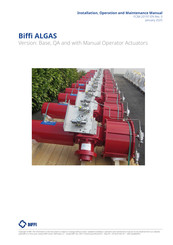 BIFFI ALGAS Installation, Operation And Maintenance Manual