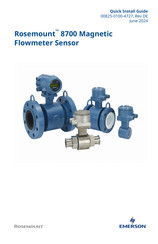 Emerson Rosemount 8700 Quick Install Manual