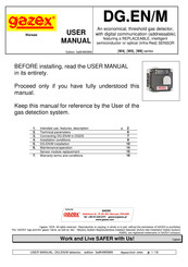 gazex W6 Series User Manual
