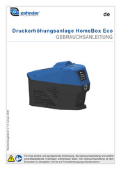 Zehnder Pumpen HomeBox Eco Operating Manual
